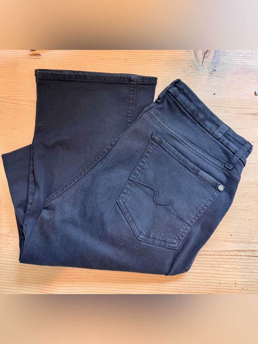 Seven Kimmie Bootcut Jeans Black Size 30 Stretch Women EUC